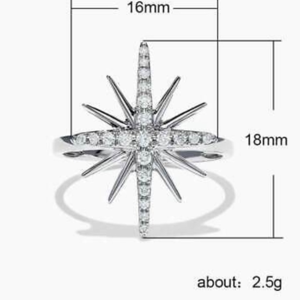 NWT 925 sterling silver ⭐️ Ring - Picture 2 of 4